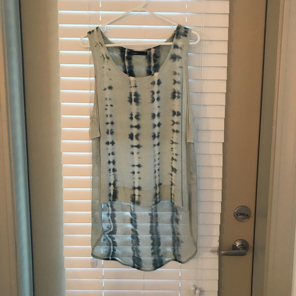Gypsy 05 Tie-Dye Hi-Low Tank Top - Size XS